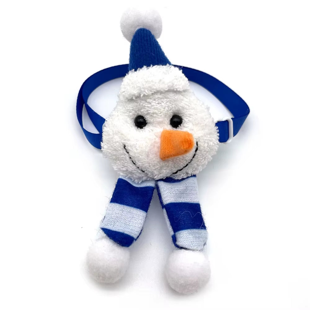 50/100Pcs Christmas Pet Product Small Dogs Bowties Neckties Xmas Snowman Deer Dog Cat Bowties Dog Grooming Products Pet Supplies