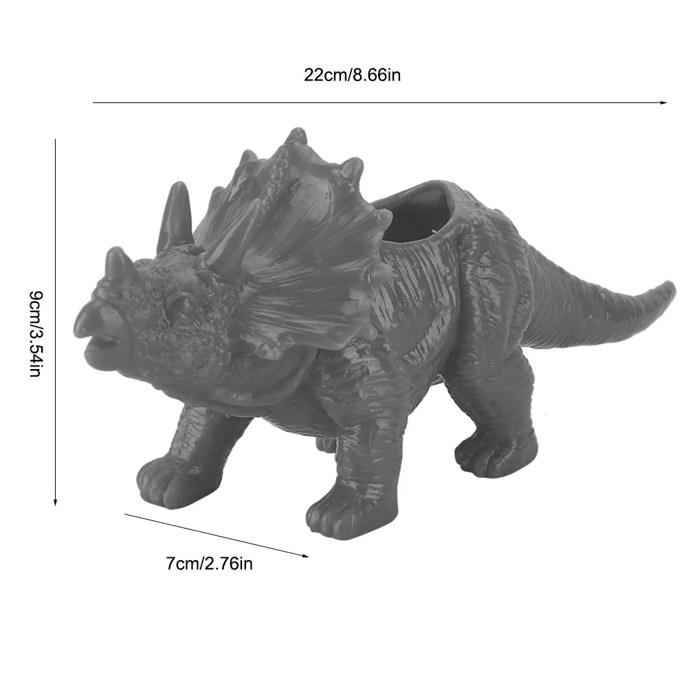 Personality Animal Triceratops Flower Pot Cactus Succulent Plant Pot Garden Decoration, Plant Pot, Triceratops Pattern Plant Pot