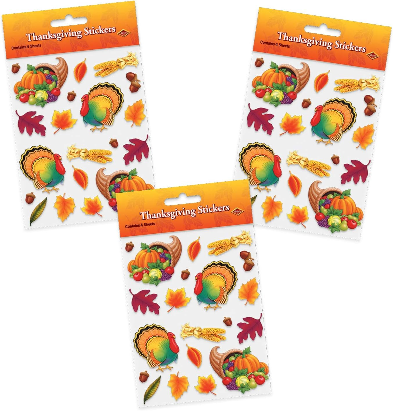 Thanksgiving Stickers (12 Sheets)