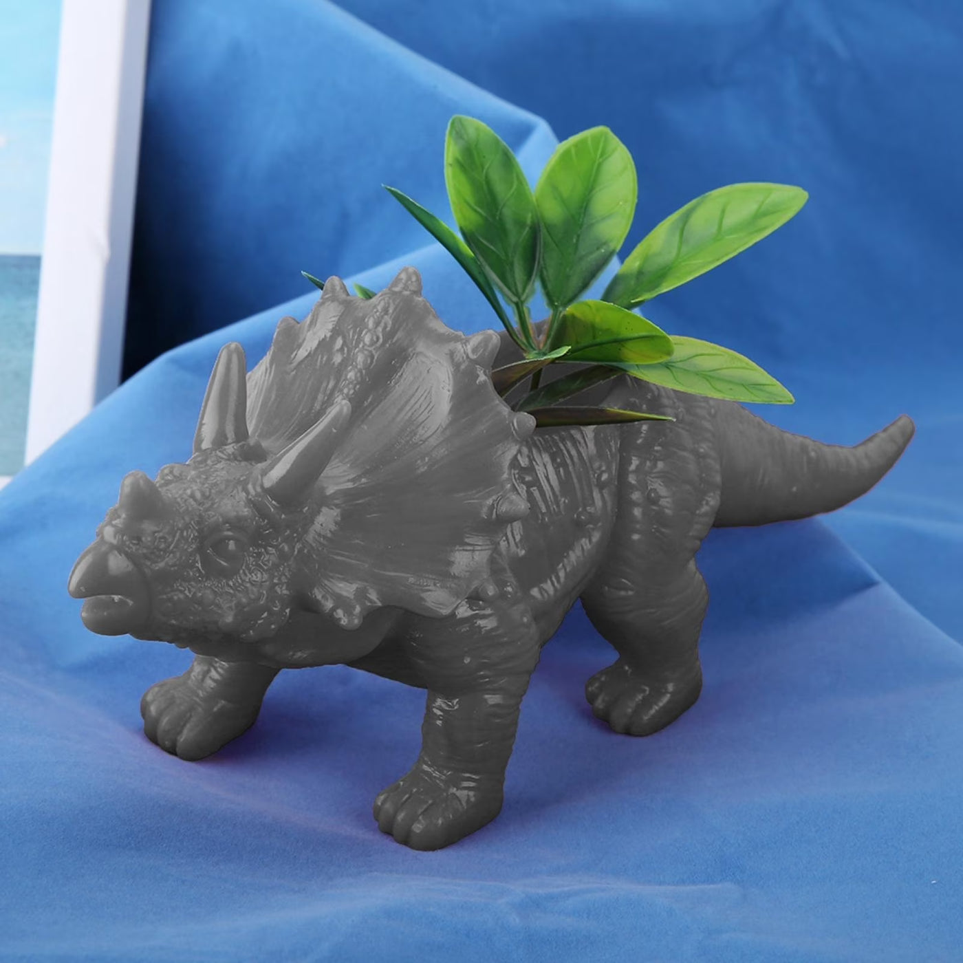 Personality Animal Triceratops Flower Pot Cactus Succulent Plant Pot Garden Decoration, Plant Pot, Triceratops Pattern Plant Pot