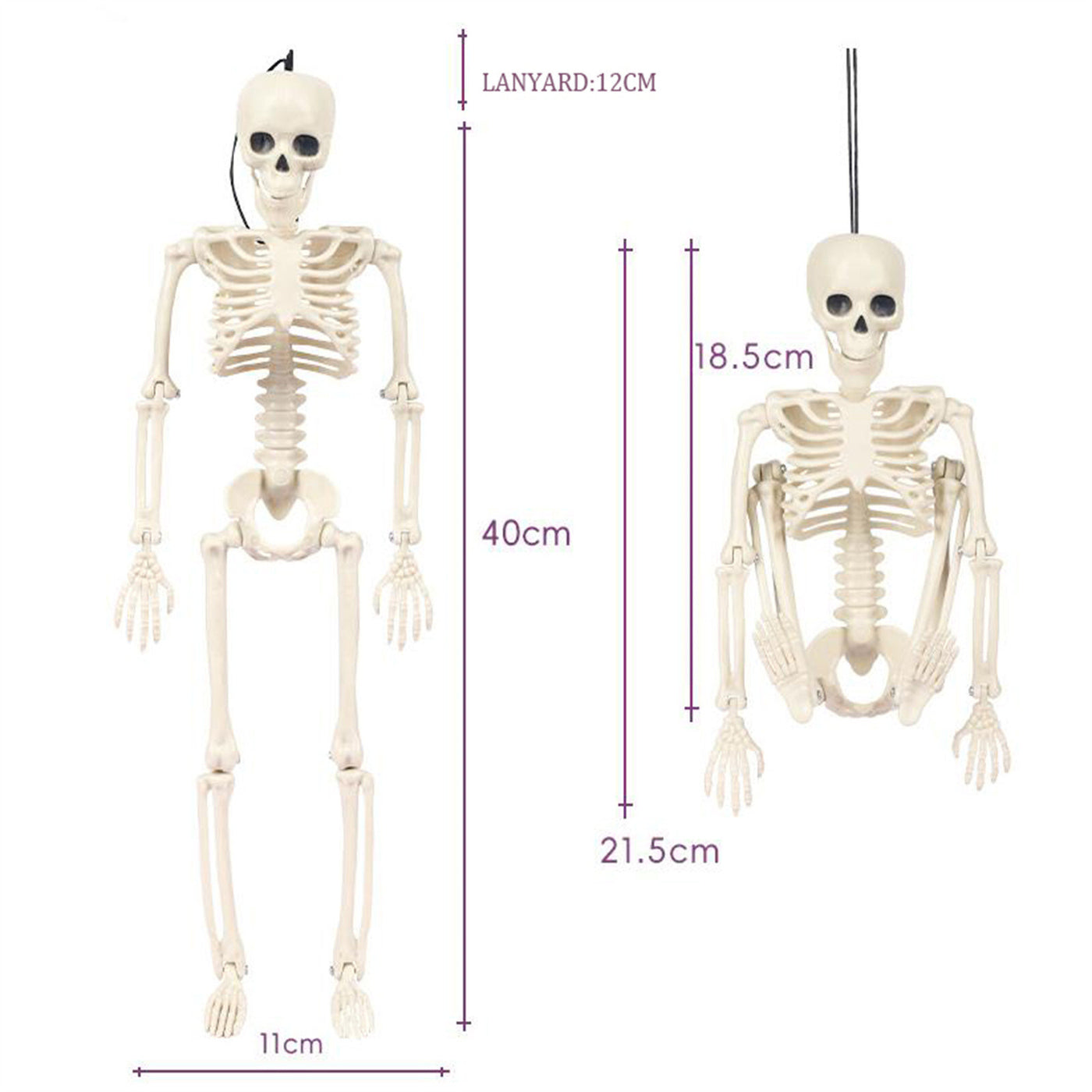 Halloween Decorations Outdoor Halloween Dark Terror Skeleton Decoration Props Set up Ghost House Halloween Decor on Clearance