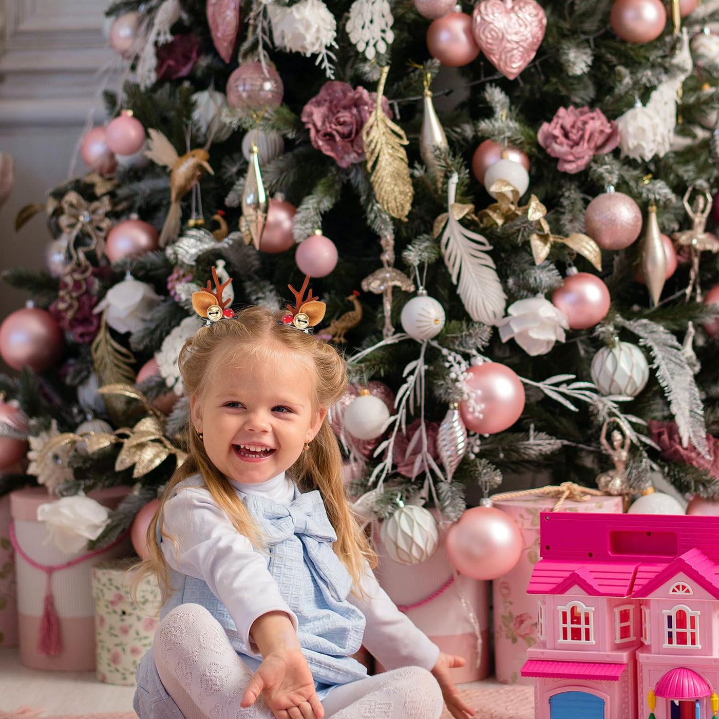 3Pcs Christmas Hair Clips, Christmas Hair Pins Christmas Hair Accessories Christmas Hair Clips for Girls Cute Christmas Hairpin for Christmas Party Women Girls