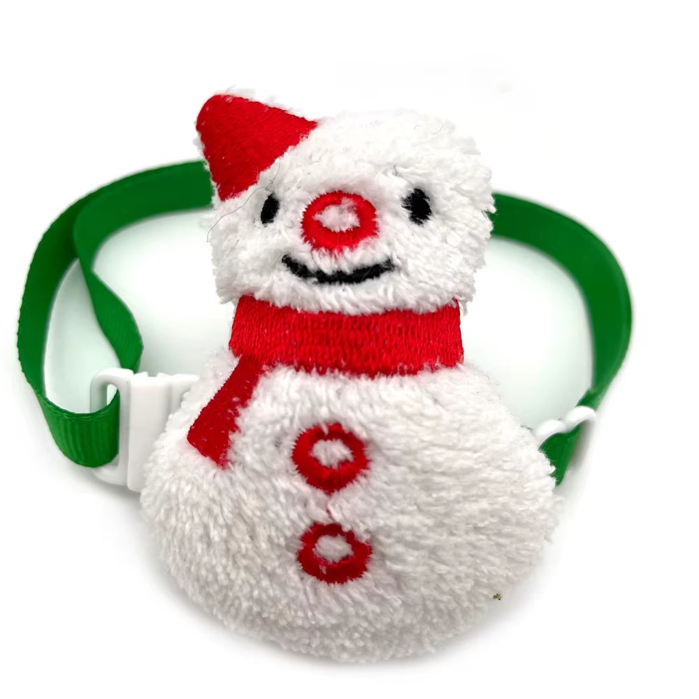 50/100Pcs Christmas Pet Product Small Dogs Bowties Neckties Xmas Snowman Deer Dog Cat Bowties Dog Grooming Products Pet Supplies