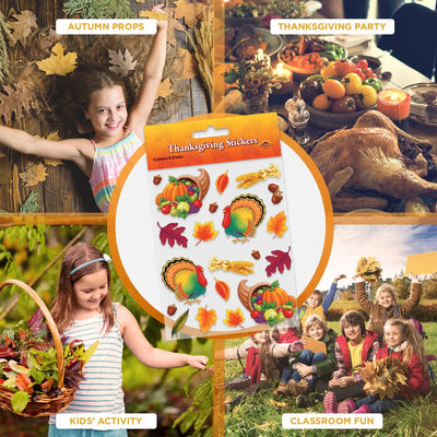 Thanksgiving Stickers (12 Sheets)